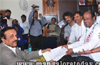 Dhananjaya Kumar files nomination as JD(S) candidate from Udupi